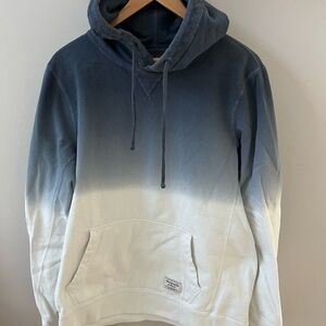 Abercrombie & Fitch Ombre Navy and White Hoodie